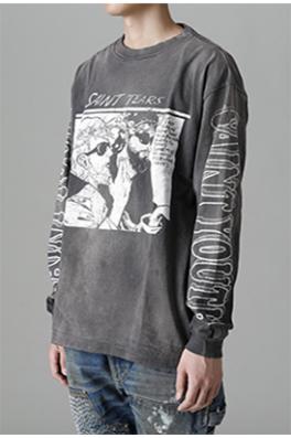 セント マイケル偽物 × DENIM TEARS LS  コラボ  長袖 Tシャツ高品質