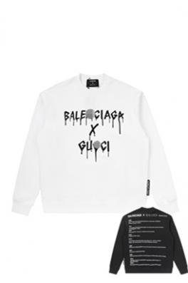 グッチ × バレンシアガコピー   スウェット長袖 Tシャツ