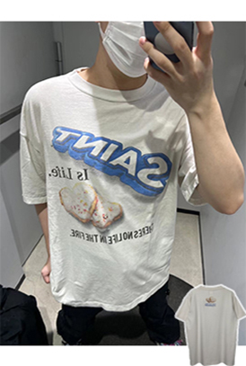 セント マイケル コピー メンズレディース 半袖 Tシャツの...