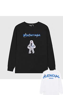 バレンシアガ偽物メンズ レディース 長袖Tシャツ