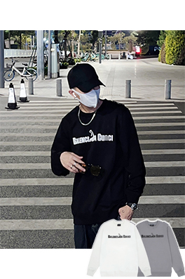 バレンシアガ × グッチ コラボ 偽物  長袖　スウェットTシャツ