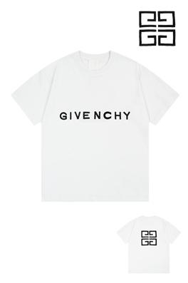 ジバンシイ 高品質 半袖 Tシャツの通販    ♡  GIVENCHYマーク   ♡  ブラック・ホワイト　 ♡