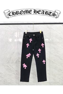 クロムハーツ デニムパンツ   メンズファッションの通販    ♡ ピンク十字架ポイント ♡ 28.30.32.34.36サイズ ♡
