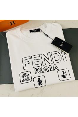 【極美品✨】  フェンディFENDIスーパーコピー 半袖 Tシャツの通販  ✶ ブラック・ホワイト✶ ＸＳ～Ｌ  ✶