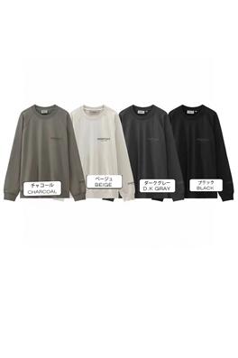 【大人気✨】 フィアオブゴッドコピー  ★ FOG ESSENTlALSロゴ スウェット長袖 Tシャツ  ★ 4カラー★