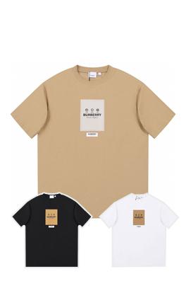 【BBR 2023新品】バーバリー 半袖Tシャツ ★プリントディテール★メンズファッション通販 3色★