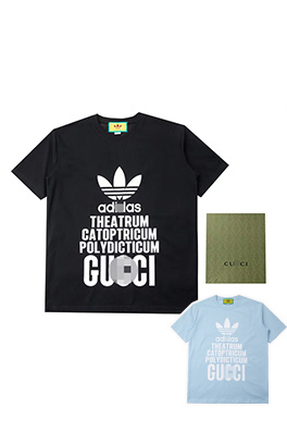 グッチ服コピー アディダス コラボ　♡ プリント半袖Tシャツメンズファッション通販 ♡