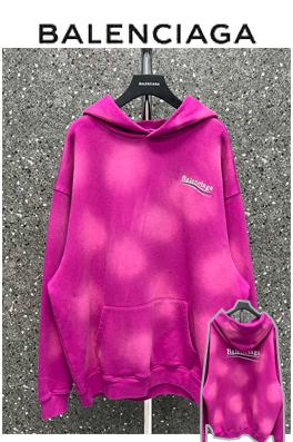 バレンシアガ偽物 フード パーカー  コーラBALENCIAGAフード パーカー