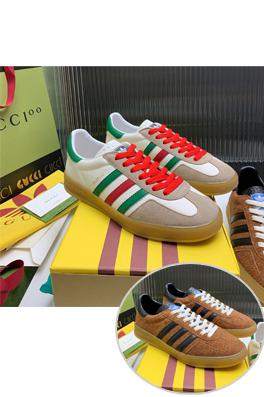 復古系 アディダス×グッチコラボレーション ガゼルスニーカースーパーコピー   Gazelle　3カラー