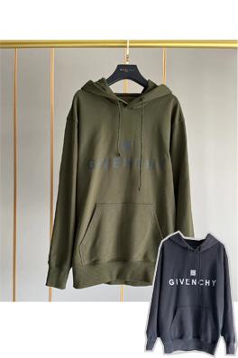 入荷!! ジバンシイ服スーパーコピー GIVENCHY刺繍ロゴ フード パーカー