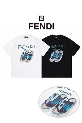 入荷  フェンディ服コピー 半袖Tシャツ FENDI プリント