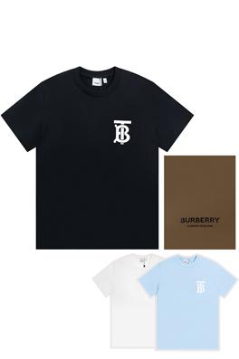 23新品!!バーバリースーパーコピー半袖Tシャツ メンズ レディース ファッション通販 TBロゴ