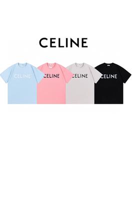 23新品!!セリーヌコピープリント半袖TシャツCELINE ロゴ