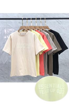 フィアオブゴッド半袖TシャツコピーFOG ESSENTIALS シーズン8 植毛レタリング ビッグロゴ 半袖Tシャツ