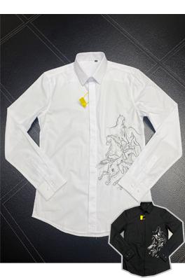  エルメスシャツスーパーコピー 馬刺繍のデザイン