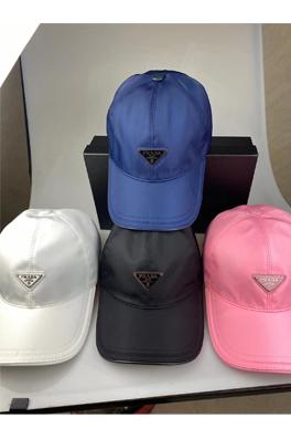 プラダ CAP 帽子 コピー PRADA三角ロゴプレート　４カラー