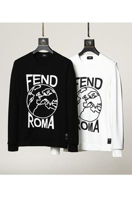 フェンディ スウェットTシャツ  コピー  FENDI ROMAロゴポイント