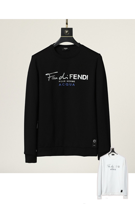 フェンディ スウェットTシャツ  コピー   fendiロゴポイント 全3色