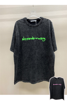 アレキサンダーワン半袖スーパーコピー alexander wangロゴプリント