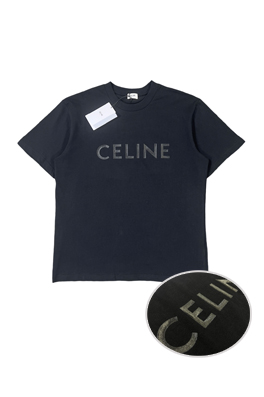 23新品!!セリーヌ 半袖スーパーコピーCELINEロゴポイ...