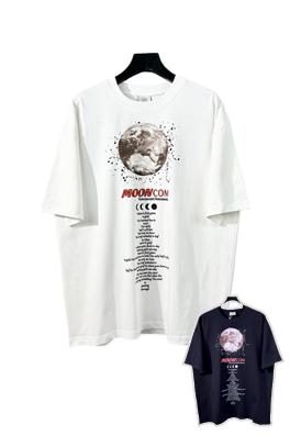 ヴェトモン 半袖Tシャツ   MOONCOM  VETEMENTSロゴ半袖