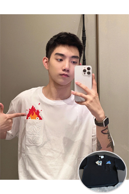 ロエベ半袖Tシャツ スーパーコピー  LOEWE   メンズレディース 半袖 Tシャツの通販