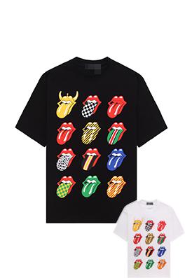 クロムハーツ  半袖Tシャツスーパーコピー  ワイドシルエットで着こなす、個性的なプリント柄のおしゃれコーディネート