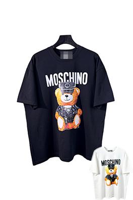 モスキーノ 半袖Tシャツ  コピー  プリント半袖Tシャツ  メンズファッション通販  2色