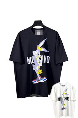 モスキーノ 半袖Tシャツ  コピー  MOSCHINO プリント半袖Tシャツ