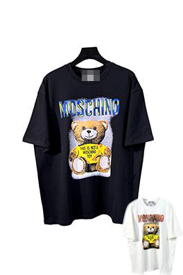 モスキーノ 半袖Tシャツ  MOSCHINO  コピー  プリント半袖Tシャツ