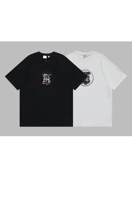 バーバリー 半袖Tシャツ スーパーコピー  TBロゴ刺繍入りの短袖Tシャツ