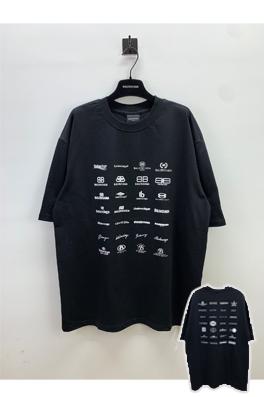 バレンシアガ 半袖Tシャツコピー  パリ限定の文字プリントTシャツ
