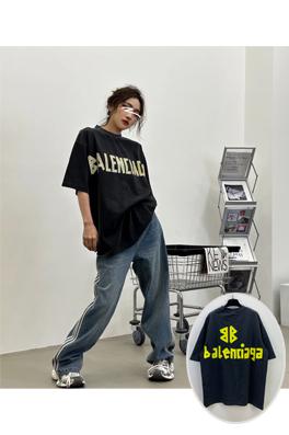 バレンシアガ 半袖Tシャツコピープリント半袖Tシャツ メンズファッション通販