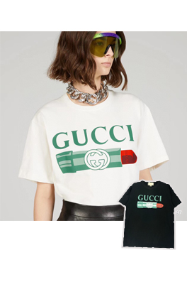 グッチ半袖Tシャツ コピー GUCCIロゴプリント