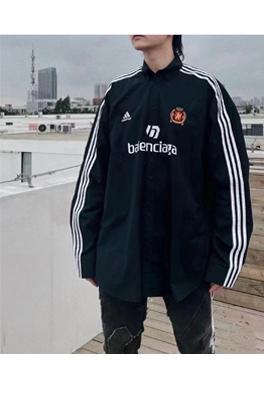 バレンシアガ シャツ ADIDAS × BLCG × マンチェスターロゴ入り長袖UVカットシャツ