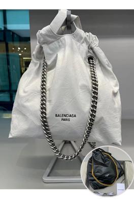 バレンシアガ ショルダーバッグスーパーコピー  BALENCIAGA CRUSH シリーズ　ごみ袋