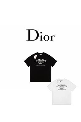 ディオール 半袖Tシャツ スーパーコピー DIOR クラシックな英語シリーズの半袖Tシャツ