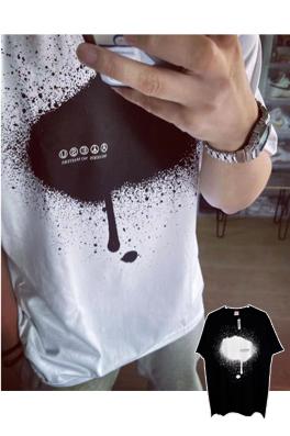 シュプリーム 半袖Tシャツ   SUPREME X UNDERCOVER コラボ タグTシャツ  スローガンプリントのショートスリーブTシャツ