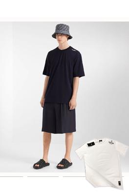 フェンディ 半袖Tシャツ スーパーコピー FENDI ROMA ロゴ　メンズファッション通販  2色
