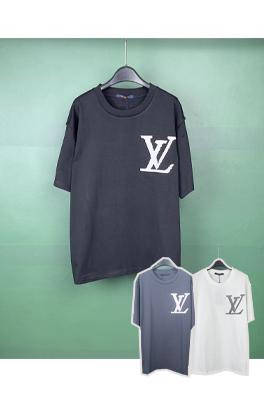 ヴィトン半袖Tシャツコピー フォーム文字のロゴデザイン  高級感が漂う