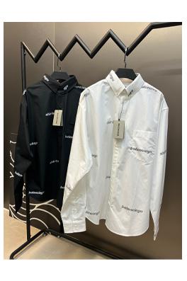 バレンシアガ シャツ コピー balenciaga  shirts プリント柄の長袖シャツ