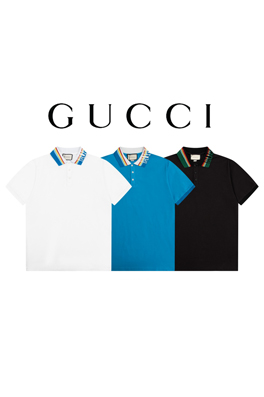 グッチ 半袖Tシャツ GUCCIロゴカラーポロシャツ