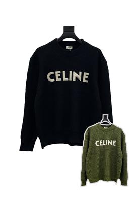 セリーヌ ニットコピー CELINE 秋冬 アルファベット ラウンドネック 