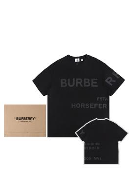 バーバリー半袖Tシャツスーパーコピー  BURBERRYプリント半袖Tシャツメンズファッション通販
