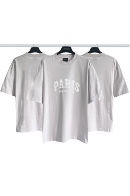 バレンシアガ 半袖Tシャツスーパーコピー  胸元にPARISプリントのショートスリーブ