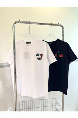 ヴィトン  半袖Tシャツ  スーパーコピー  Louis Vuitton 海の心 パッチ付き短袖Tシャツ