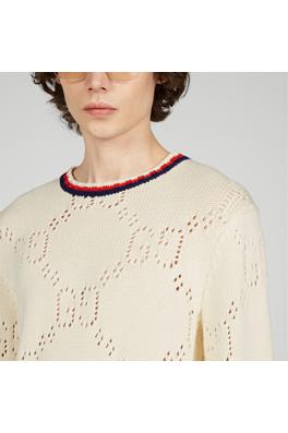 グッチ ニット セーター  クラシックな要素とブランドの美的理念が融合したニット長袖セーター