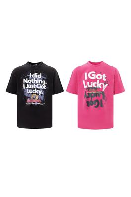 ヴェトモン 半袖Tシャツ コピー i 幸運777 ウォッシュダウンヴィンテージ加工半袖
