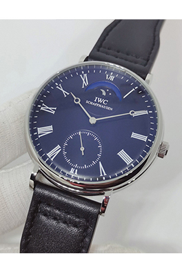 IWC コピー ローマ数字インデックスカーフレザーストラップ...