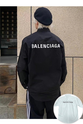 バレンシアガシャツ コピー  背中 BALENCIAGAロゴ...